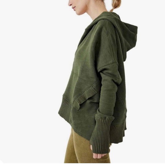 Free People Honey Dove Pullover in Green - Picture 3 of 9